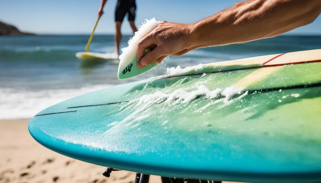 surfboard cleaning