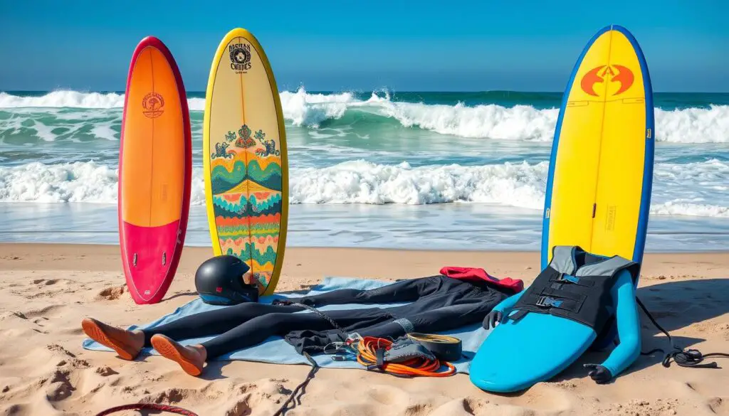 Surfing equipment and safety gear